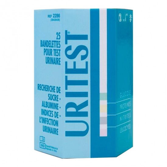 Siemens Uritest 25 bandelettes réactives Siemens Uritest 25 bandelettes réactives