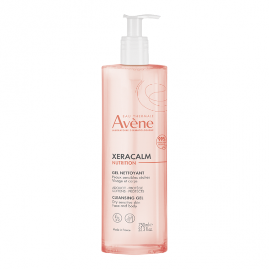 Avène Xeracalm Nutrition gel nettoyant 750ml Avène Xeracalm Nutrition gel nettoyant 750ml