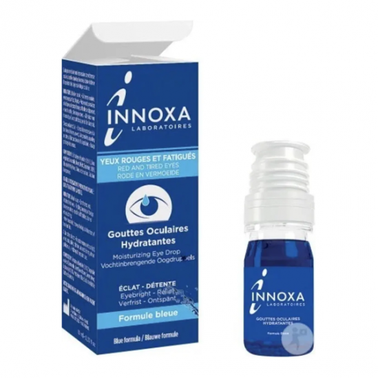 Innoxa gouttes oculaires hydratantes formule bleue 10ml Innoxa gouttes oculaires hydratantes formule bleue 10ml