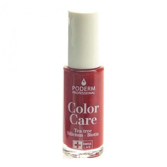 Poderm vernis color care rouge noir 8ml Poderm vernis color care rouge noir 8ml
