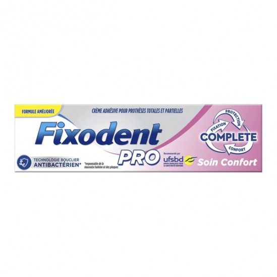 Fixodent pro soin confort crème adhésive 47g Fixodent pro soin confort crème adhésive 47g