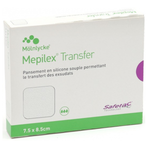 Mepilex Transfer pansements 7,5 x 8,5 cm boîte de 10