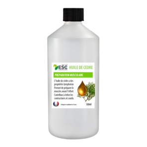 ESC Laboratoire huile de cèdre préparation musculaire 500ml