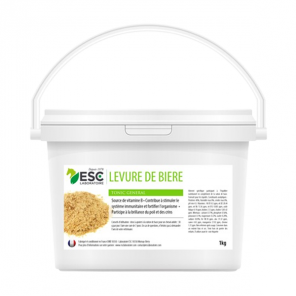 ESC Laboratoire levure de bière flore intestinale cheval 1kg