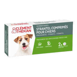 Clément Thékan strantel chien vermifuges 4 comprimés