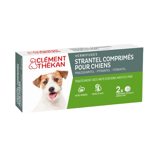 Clément Thékan strantel chien vermifuges 4 comprimés Clément Thékan strantel chien vermifuges 4 comprimés