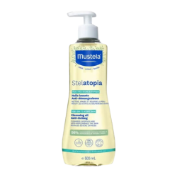 Mustela Stelatopia aceite limpiador de girasol bio 500ml