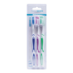 Superwhite Brush Pack de 3 cepillos de dientes suaves