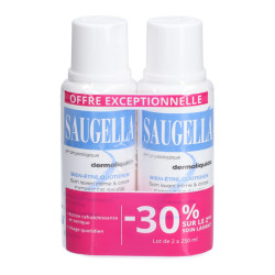 Saugella Dermoliquide Cuidado de limpieza íntima y corporal set de 2 x 250ml