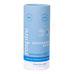 Respire Fleur de Coton desodorante orgánico en barra 48h 50gr
