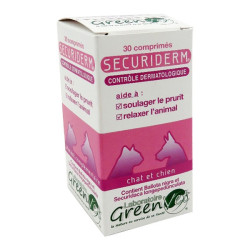 GreenVet Securiderm control dermatológico para perros y gatos 30 comprimidos