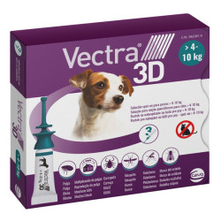 Ceva Vectra 3D spot-on pour chien de plus de 40kg 12 pipettes