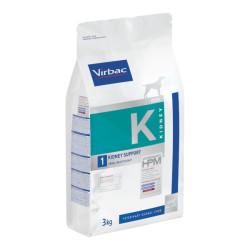 Virbac HPM K1 apoyo renal comida para perros 3kg