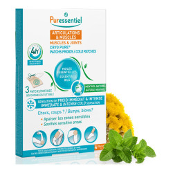 Puressentiel Cryo Pure 3 parches fríos para articulaciones y músculos