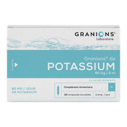 Graniones de potasio 30 ampollas 60ml