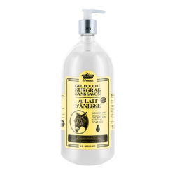Gel de ducha de leche de burra Les Petits Bains de Provence 1L